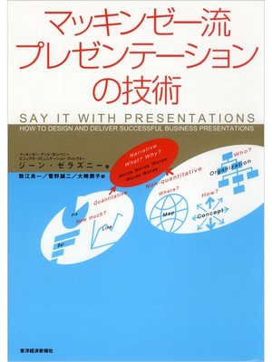 cover image of マッキンゼー流　プレゼンテーションの技術